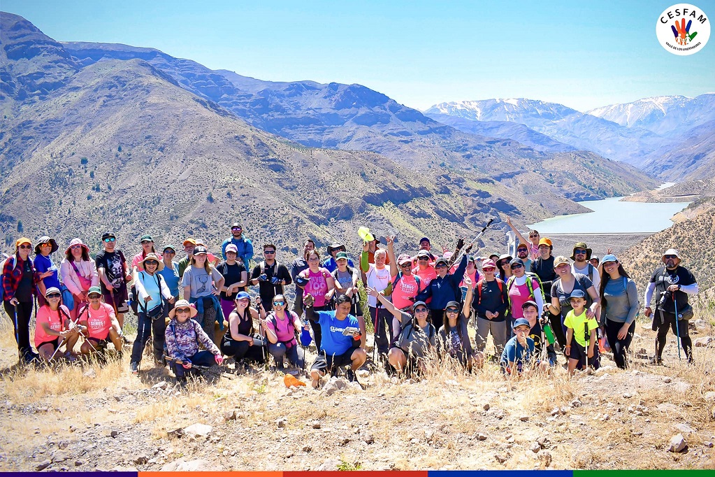 Más de 60 personas participaron de alegre jornada de senderismo en el sector de Los Patos